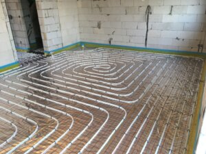 Montáž podlahového vytápění Hodějice