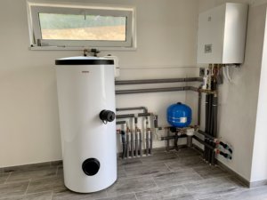 Montáž tepelného čerpadla včetně topného systému a ohřevu teplé vody